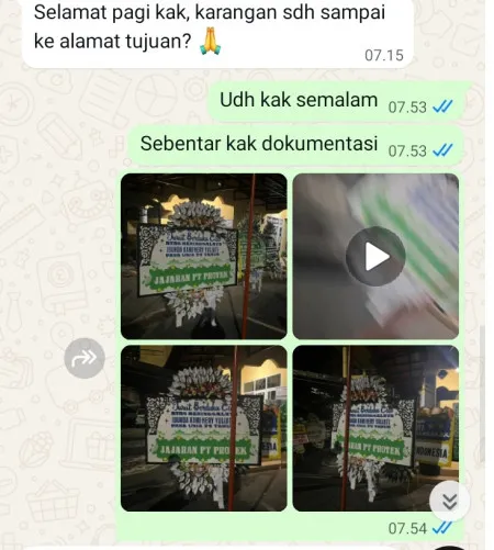 Pengiriman Papan Bunga Selamat Parigi