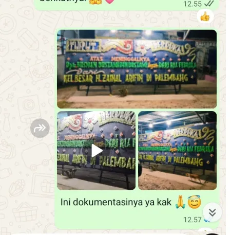 Pengiriman Papan Bunga Duka Parigi