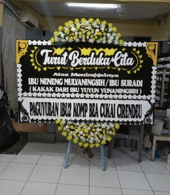 Papan Bunga di Parigi